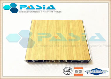 Porcellana Pannelli di parete di alluminio del favo con il resistente agli'acidi di bambù dell'impiallacciatura del modello fornitore
